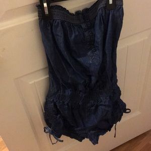 Blue jean/like romper